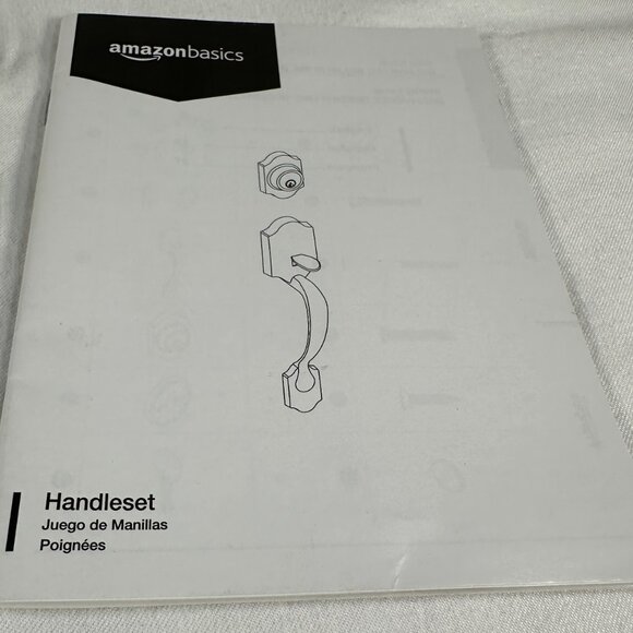Amazon Basics Single Cylinder Deadbolt Grade-3 Security Door Lock Missing Parts - Picture 8 of 11